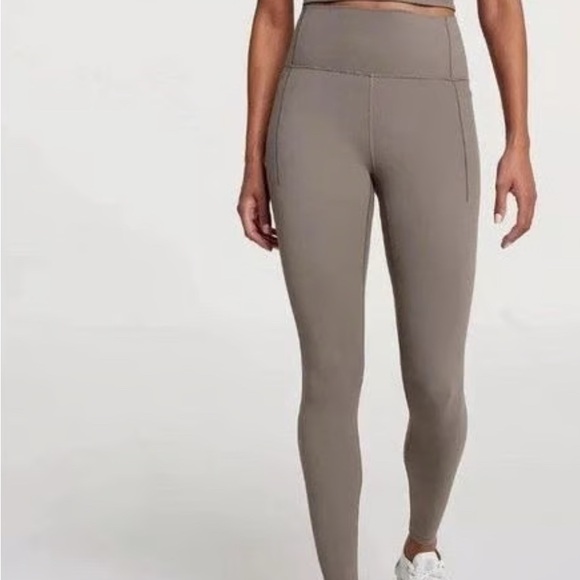CALIA by Carrie Underwood Pants - CALIA by Carrie Underwood Taupe High-Waist Leggings